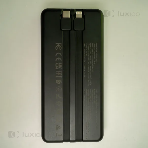 Повербанк Borofone 10000 mAh з вбудованими кабелями + 2 USB-проводи для Wi-Fi роутера 9V/12V в подарунок