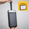 Повербанк PowerWay 30000 mAh (Чорний) з швидкою зарядкою 22,5W + світлодіодна USB LED-лампа 10х15 см у подарунок