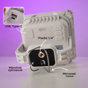 Аккумуляторный видеосвет Jmary RGB с направлением освещения, картинка 2