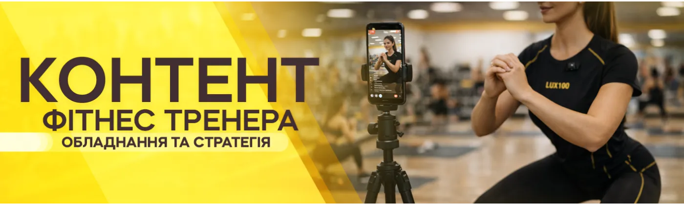 Як фітнес-тренеру знімати контент професійно: від обладнання до стратегії