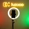 Світлодіодна Led лампа з діаметром 26 см на штативі 2.1 м Світлодіодна Led лампа з діаметром 26 см на штативі 2.1 м