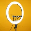 Кільцева світлодіодна LED лампа LUX100 з діаметром 45 см на штативі 2.1м Кільцева світлодіодна LED лампа LUX100 з діаметром 45 см на штативі 2.1м