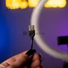 Кільцева лампа 36 см 3D RGB з кольоровими та білими режимами та зі штативом на 2,1 м Кільцева лампа 36 см 3D RGB з кольоровими та білими режимами та зі штативом на 2,1 м