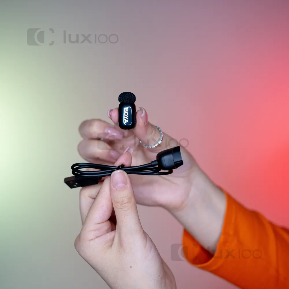 Бездротовий мікрофон петличка для айфона Boya Mini Lightning професійна Бездротовий мікрофон петличка для айфона Boya Mini Lightning професійна