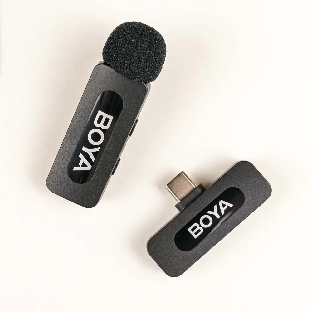 Бездротовий петличний мікрофон Boya BY-V10 Type-C нова версія V2.0 для айфона та андроїда Бездротовий петличний мікрофон Boya BY-V10 Type-C нова версія V2.0 для айфона та андроїда
