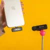 Подвійний бездротовий петличний мікрофон Boya BY-V2 Lightning нова версія V2.0 для iPhone Подвійний бездротовий петличний мікрофон Boya BY-V2 Lightning нова версія V2.0 для iPhone