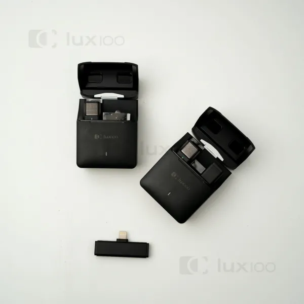 Професійний бездротовий мікрофон LUX100 WM1-L Lightning з кейсом петличка для айфона iphone оригінальний Професійний бездротовий мікрофон LUX100 WM1-L Lightning з кейсом петличка для айфона iphone оригінальний