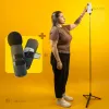 Професійний бездротовий петличний мікрофон Boya BY-V10 Type-C + монопод 170см Професійний бездротовий петличний мікрофон Boya BY-V10 Type-C + монопод 170см