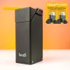 Повербанк для ноутбуку Budi 30000 mAh 65W зі швидкою зарядкою PD + 2 USB-дроти для Wi-Fi роутера 9/12V в подарунок Повербанк для ноутбуку Budi 30000 mAh 65W зі швидкою зарядкою PD + 2 USB-дроти для Wi-Fi роутера 9/12V в подарунок