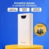 Повербанк VEN-DENS 20000mAh 22,5W зі швидкою зарядкою (Білий) + 2 USB-дроти для Wi-Fi роутера 9/12V в подарунок Повербанк VEN-DENS 20000mAh 22,5W зі швидкою зарядкою (Білий) + 2 USB-дроти для Wi-Fi роутера 9/12V в подарунок