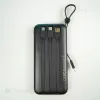 Повербанк XO 10000 mAh з вбудованними кабелями + світлодіодна LED-лампа 10х15 см USB у подарунок Повербанк XO 10000 mAh з вбудованними кабелями + світлодіодна LED-лампа 10х15 см USB у подарунок