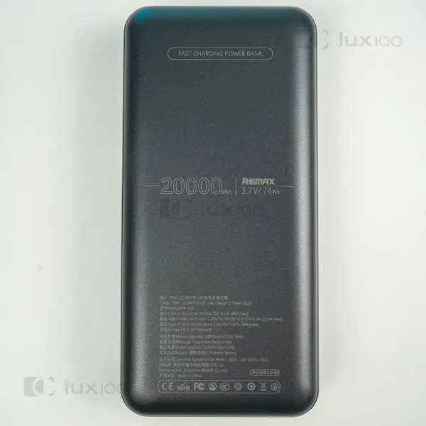 Повербанк Remax 20000 mAh 20W + 22,5W з швидкою зарядкою + 2 USB-дроти для вай фай роутера 9V/12V в подарунок Повербанк Remax 20000 mAh 20W + 22,5W з швидкою зарядкою + 2 USB-дроти для вай фай роутера 9V/12V в подарунок