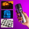 Фотоліхтар на акумуляторі з трафаретами для креативного фону фото та відео Фотоліхтар на акумуляторі з трафаретами для креативного фону фото та відео