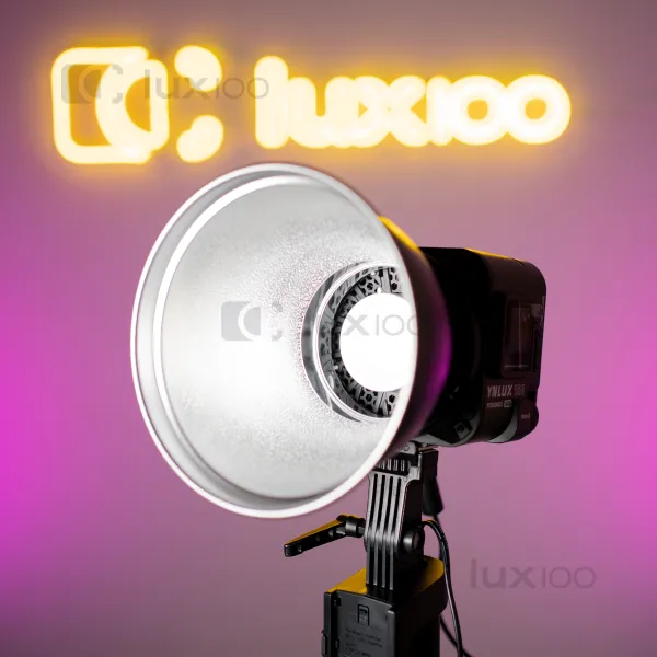 Постійне світло YongNuo світлодіодний прожектор LED YNLUX100 120W RGB color 2000-10000K + посилений штатив Постійне світло YongNuo світлодіодний прожектор LED YNLUX100 120W RGB color 2000-10000K + посилений штатив