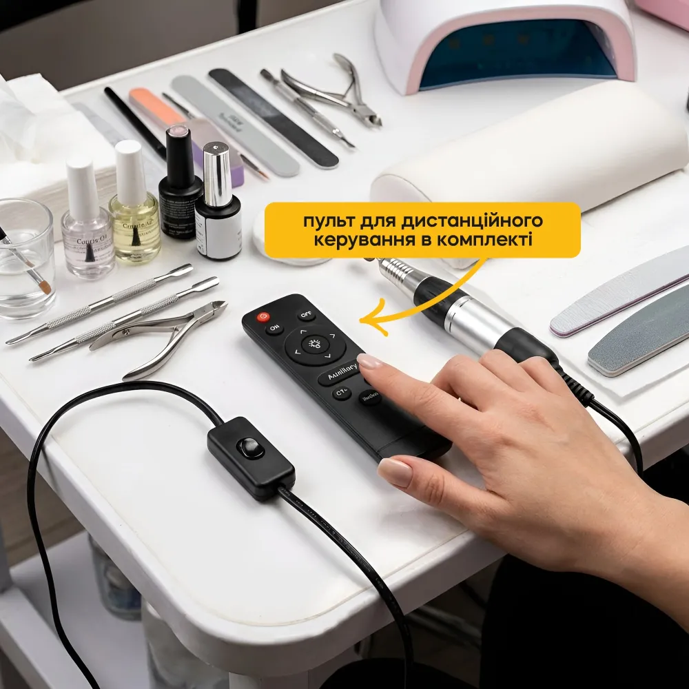 Комплект для nail-мастера: штатив-журавль 190 см с большой LED-панелью RL-24 95W Комплект для nail-мастера: штатив-журавль 190 см с большой LED-панелью RL-24 95W