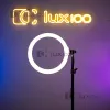 Двусторонняя кольцевая 3D лампа 30 см RGB со штативом на 2,1 м Двусторонняя кольцевая 3D лампа 30 см RGB со штативом на 2,1 м