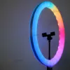 Удобная кольцевая лампа 33 см 3D RGB со штативом на 2,1 м лампа Удобная кольцевая лампа 33 см 3D RGB со штативом на 2,1 м лампа