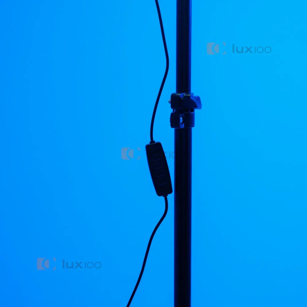 Кольцевая светодиодная LED лампа 20 см со штативом на 2,1 м с питанием от павербанка и сети 220 В Кольцевая светодиодная LED лампа 20 см со штативом на 2,1 м с питанием от павербанка и сети 220 В