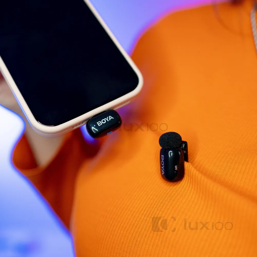 Беспроводной петличный микрофон Boya Mini Type-C профессиональная петличка для айфона, андроида Беспроводной петличный микрофон Boya Mini Type-C профессиональная петличка для айфона, андроида