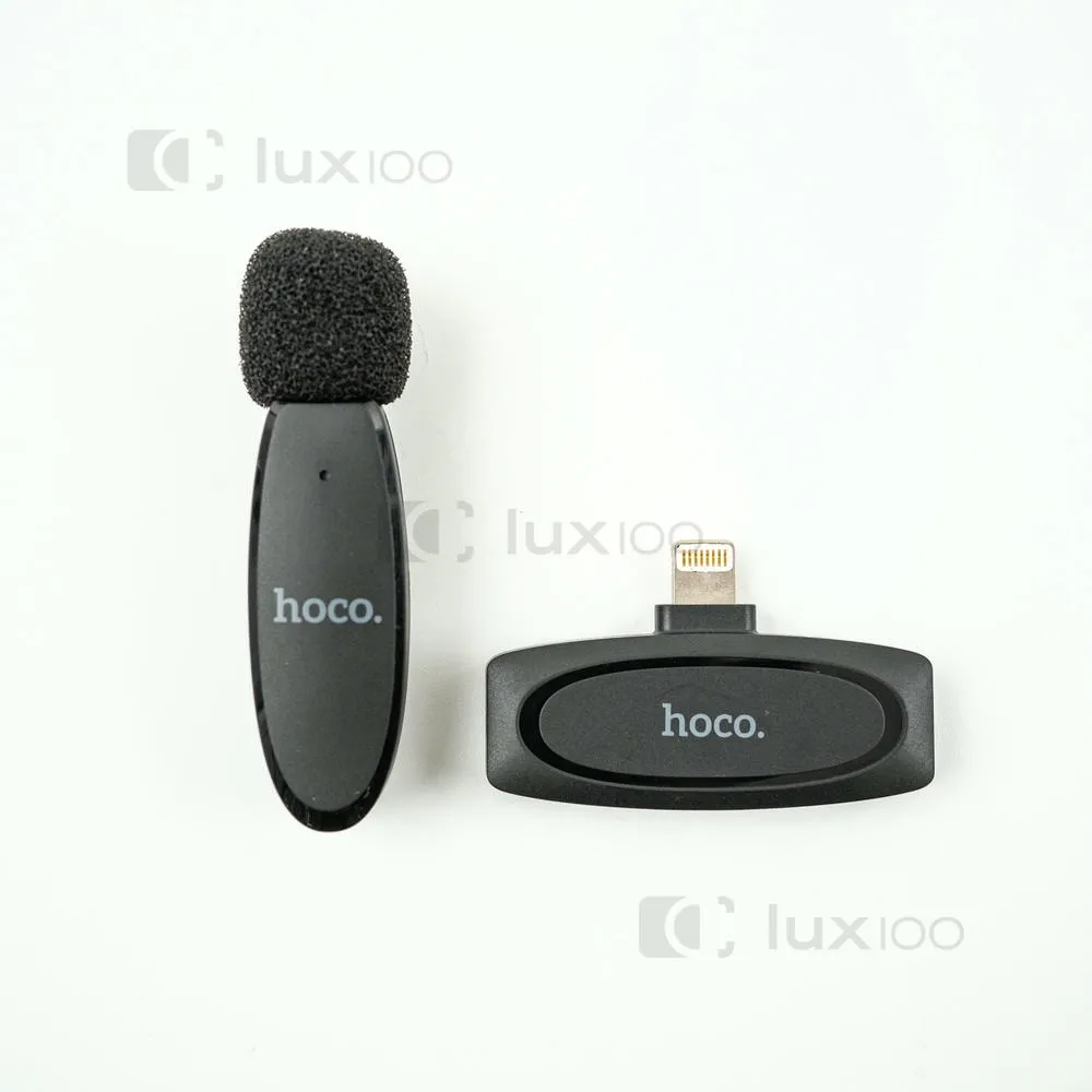 Петличный микрофон HOCO оригинал L15 (Lightning) + монопод 170 см R1-L Петличный микрофон HOCO оригинал L15 (Lightning) + монопод 170 см R1-L
