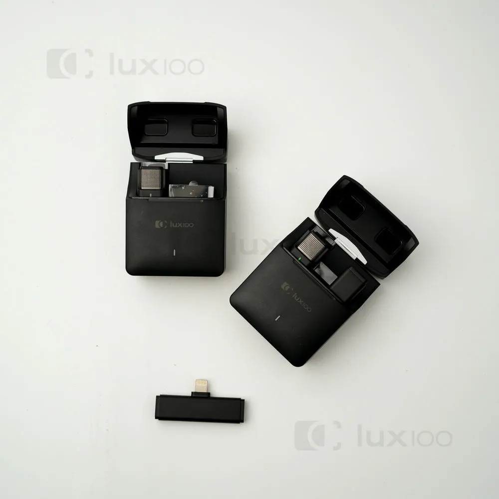 Профессиональный беспроводной микрофон LUX100 WM1-L Lightning с кейсом петлички для айфона iphone оригинальный Профессиональный беспроводной микрофон LUX100 WM1-L Lightning с кейсом петлички для айфона iphone оригинальный