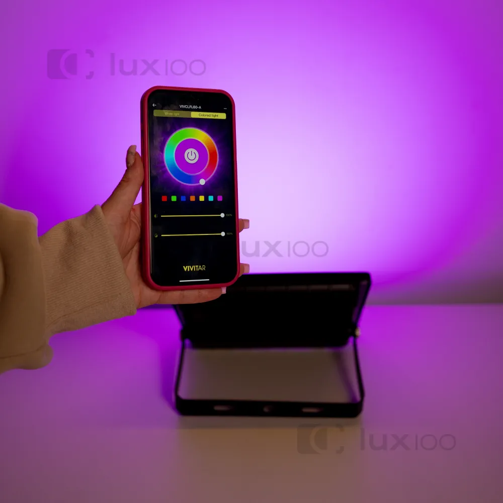 Напольный светодиодный прожектор RGB 60W для фона Напольный светодиодный прожектор RGB 60W для фона