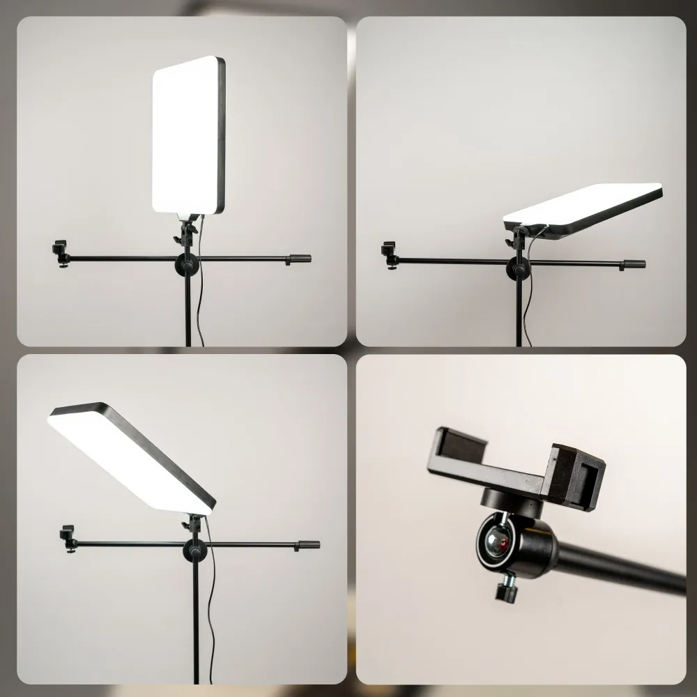 Штатив-журавль для предметной съемки 190 см + большая LED-панель RL-24 95W Штатив-журавль для предметной съемки 190 см + большая LED-панель RL-24 95W