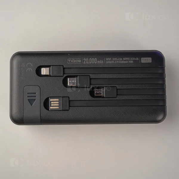 Повербанк PowerWay 20000mAh со встроенными кабелями (Черный) + 2 USB-провода для Wi-Fi роутера 9V/12V в подарок Повербанк PowerWay 20000mAh со встроенными кабелями (Черный) + 2 USB-провода для Wi-Fi роутера 9V/12V в подарок