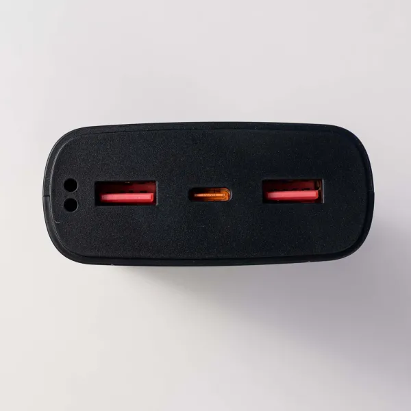 Повербанк VEN-DENS 20000mAh 22,5W с быстрой зарядкой (Черный) + светодиодная USB LED-лампа 10х15 см в подарок Повербанк VEN-DENS 20000mAh 22,5W с быстрой зарядкой (Черный) + светодиодная USB LED-лампа 10х15 см в подарок