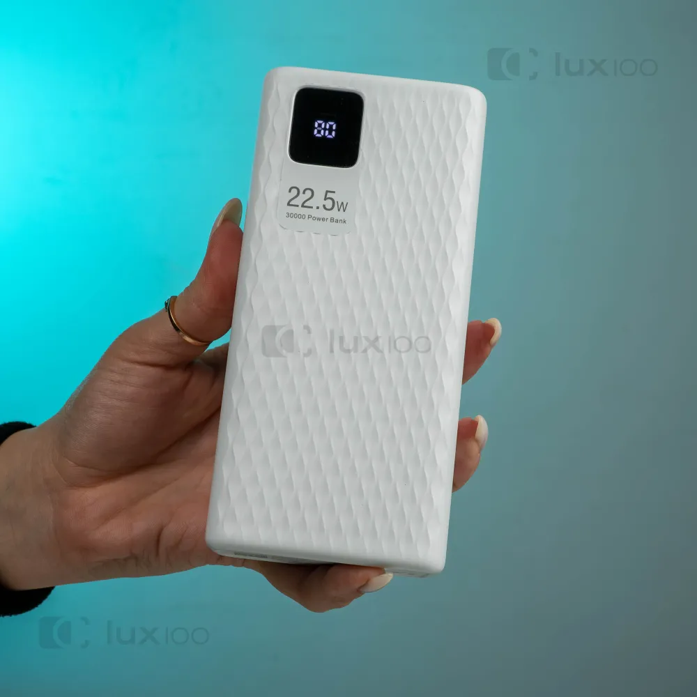 Повербанк Joko 30000 mAh 22,5W+PD20W с быстрой зарядкой + светодиодная LED-лампа 10х15 см USB в подарок Повербанк Joko 30000 mAh 22,5W+PD20W с быстрой зарядкой + светодиодная LED-лампа 10х15 см USB в подарок