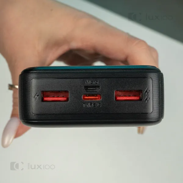 Повербанк Hoco оригинал 20000 mAh 22,5w+PD20W с быстрой зарядкой + светодиодная LED-лампа 10х15 см USB в подарок Повербанк Hoco оригинал 20000 mAh 22,5w+PD20W с быстрой зарядкой + светодиодная LED-лампа 10х15 см USB в подарок