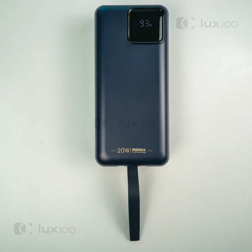 Повербанк Remax 30000 mAh 22,5W со встроенными кабелями + 2 USB-провода для вай-фай роутера 9V/12V в подарок Повербанк Remax 30000 mAh 22,5W со встроенными кабелями + 2 USB-провода для вай-фай роутера 9V/12V в подарок