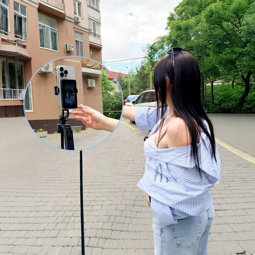 Комплект для съёмки видео: AI штатив-монопод NeePho + экран дублирования Комплект для съёмки видео: AI штатив-монопод NeePho + экран дублирования