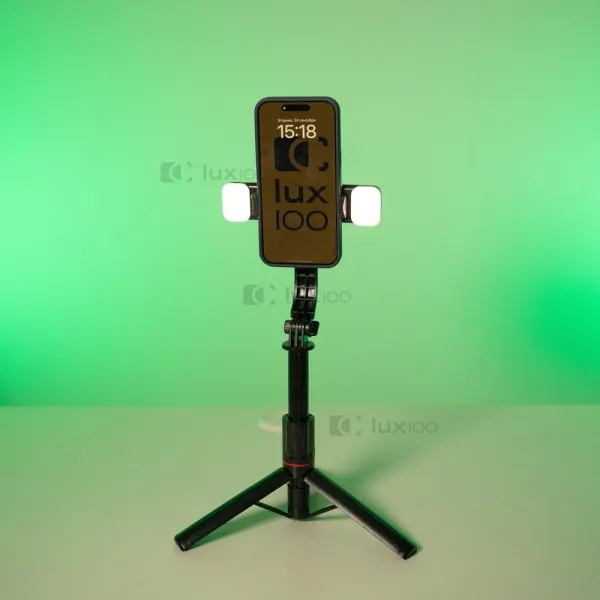 Монопод LUX100 с LED подсветкой 105см с блютуз кнопкой Монопод LUX100 с LED подсветкой 105см с блютуз кнопкой