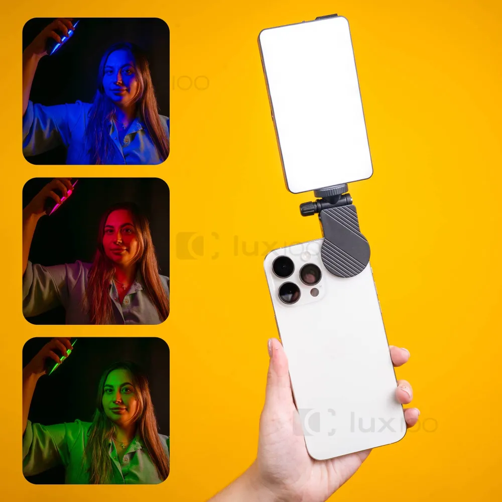 Мини свет со встроенным аккумулятором и RGB подсветкой M20 Мини свет со встроенным аккумулятором и RGB подсветкой M20