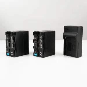 Аккумуляторы 6600 mAh с зарядным устройством для видеосвета, кольцевых ламп Аккумуляторы 6600 mAh с зарядным устройством для видеосвета, кольцевых ламп