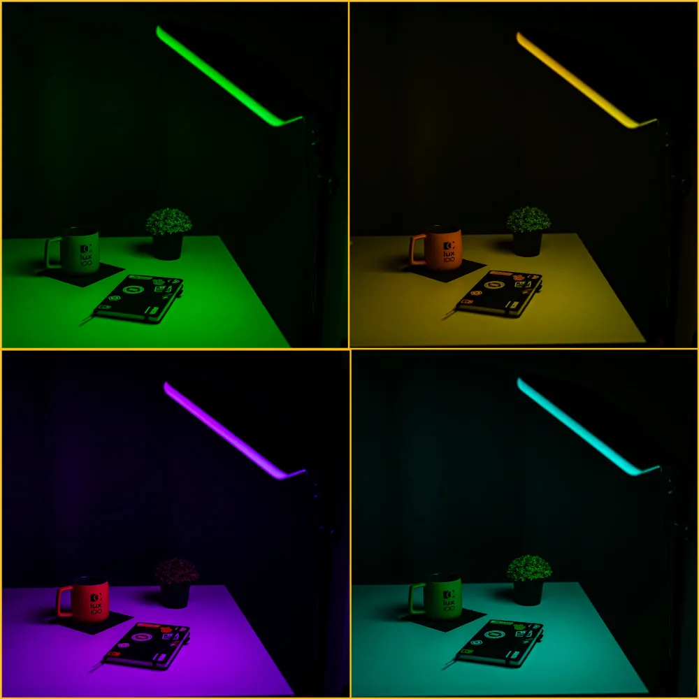 Прямоугольная светодиодная LED лампа RGB 36 см со штативом 2,1м. Постоянный студийный свет Прямоугольная светодиодная LED лампа RGB 36 см со штативом 2,1м. Постоянный студийный свет