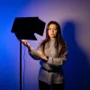 Профессиональный постоянный видеосвет LUX100 VL-3 RGB с направлением освещения 29х17 см + штатив 2.1м Профессиональный постоянный видеосвет LUX100 VL-3 RGB с направлением освещения 29х17 см + штатив 2.1м