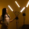 Постоянный студийный видео свет LED лампа 45W со штативом 2.1 метр для съёмок фото видео Постоянный студийный видео свет LED лампа 45W со штативом 2.1 метр для съёмок фото видео