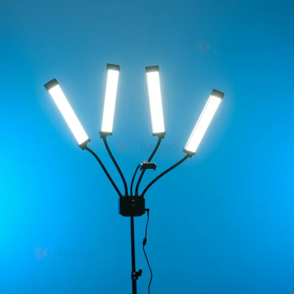 Постоянный студийный видеосвет LED лампа 65W со штативом 2.1 метр для съёмок фото видео Постоянный студийный видеосвет LED лампа 65W со штативом 2.1 метр для съёмок фото видео