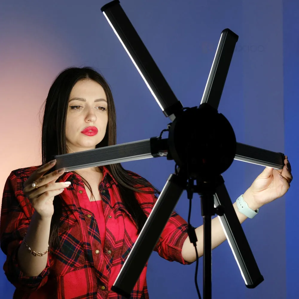 Безтіньова світлодіодна LED лампа 60W HD60-X зі штативом 2.1м Безтіньова світлодіодна LED лампа 60W HD60-X зі штативом 2.1м