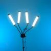 Постійне студійне відеосвітло LED лампа 65W зі штативом 2.1 метр для зйомок фото відео Постійне студійне відеосвітло LED лампа 65W зі штативом 2.1 метр для зйомок фото відео